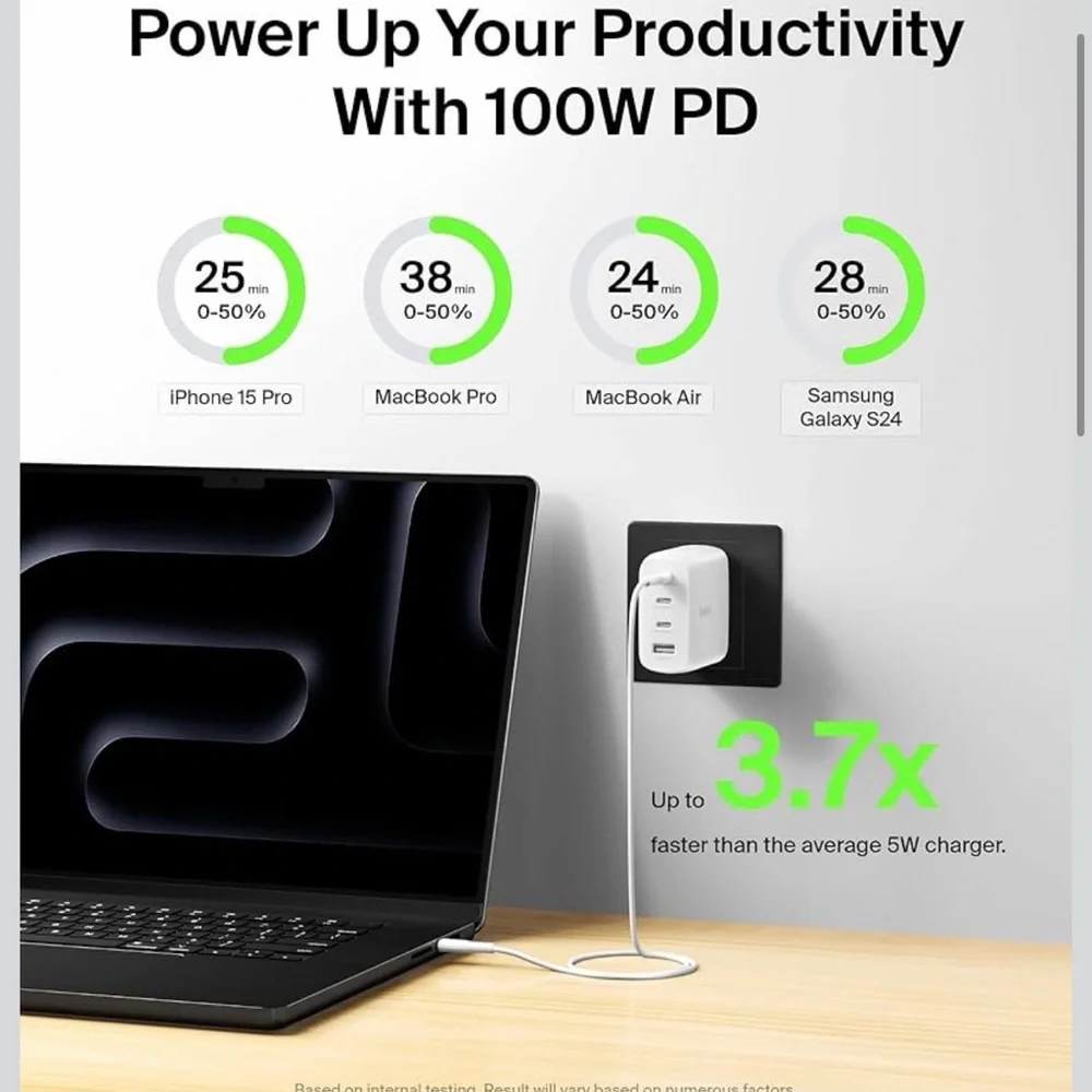 Belkin BoostCharge Pro 4-Port Charger Block - NEW